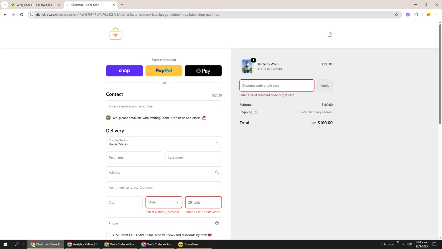 Analytics Vidhya coupon code screenshot showing code GOAGENTIC20 applied at Analytics Vidhya checkout page. Uploaded by SimplyCodes community member Levi_Ackerman on Sep 23, 2025
