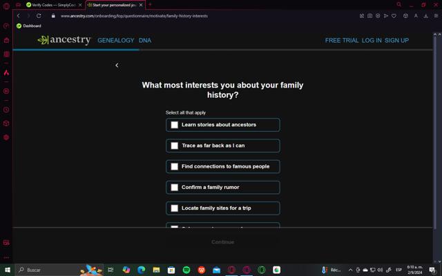 Ancestry.com checkout page showing Ancestry.com coupon code box | Screenshot taken by SimplyCodes community member on Sep 2, 2024