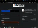 Anchors Skateshop coupon verification screenshot