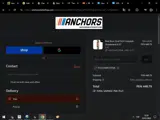 Anchors Skateshop coupon verification screenshot