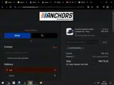 Anchors Skateshop coupon verification screenshot