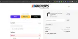 Anchors Skateshop coupon verification screenshot