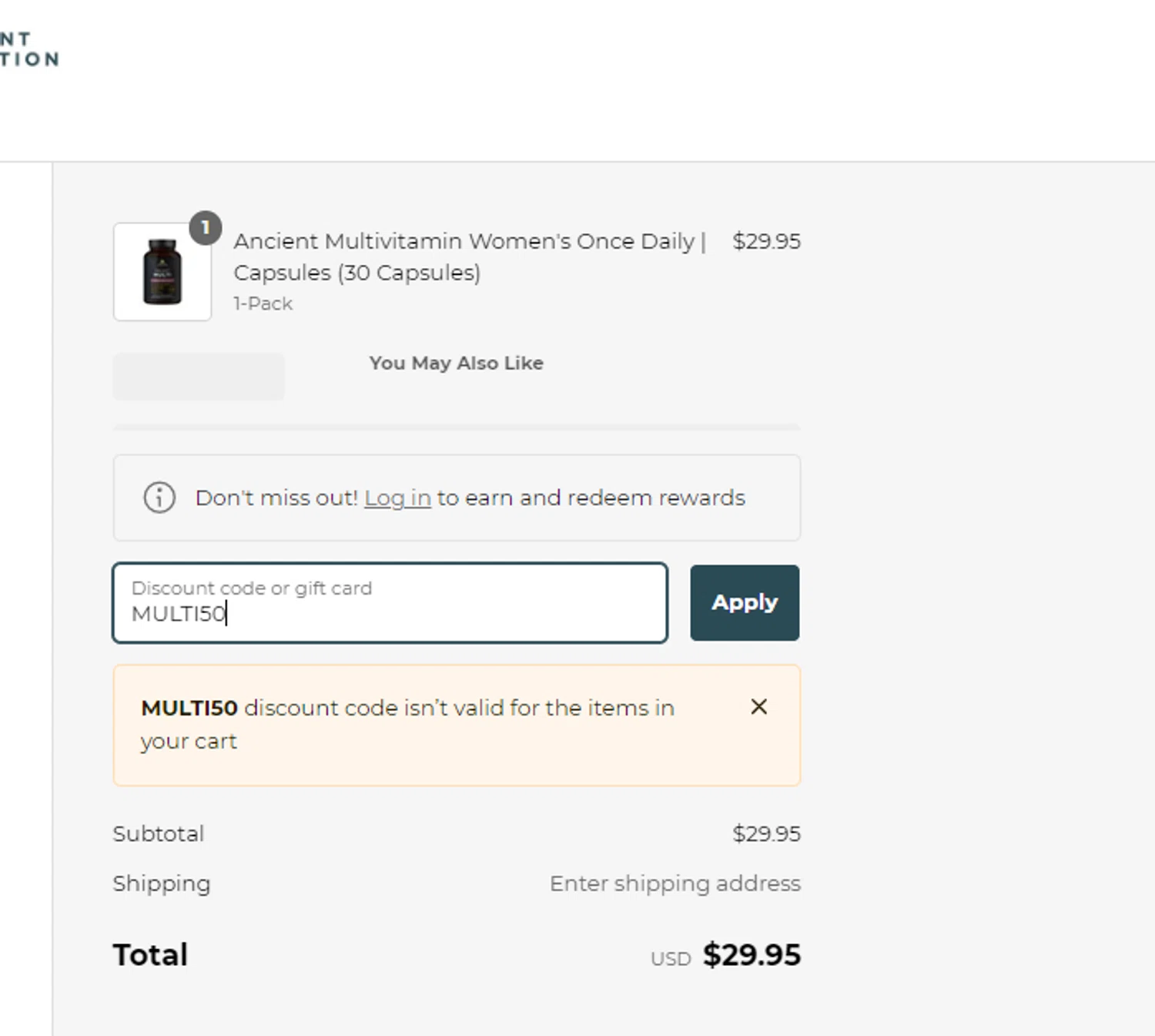 Ancient Nutrition Coupon Codes - $10 Off | January 2025