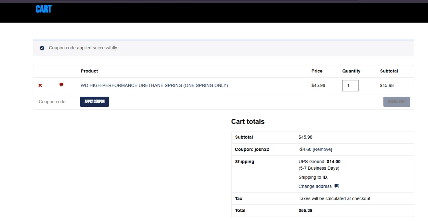 Andersen discount code screenshot showing code josh22 applied at Andersen checkout page. Uploaded by SimplyCodes community member ashe1986 on Sep 24, 2025