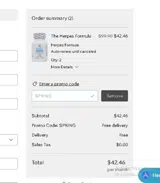 SPRING coupon verification screenshot