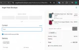 Angel Heart Boutique coupon verification screenshot