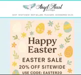 Angel Heart Boutique coupon verification screenshot