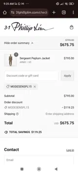 Angel Heart Boutique coupon verification screenshot