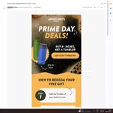 TUMBLER25 coupon verification screenshot