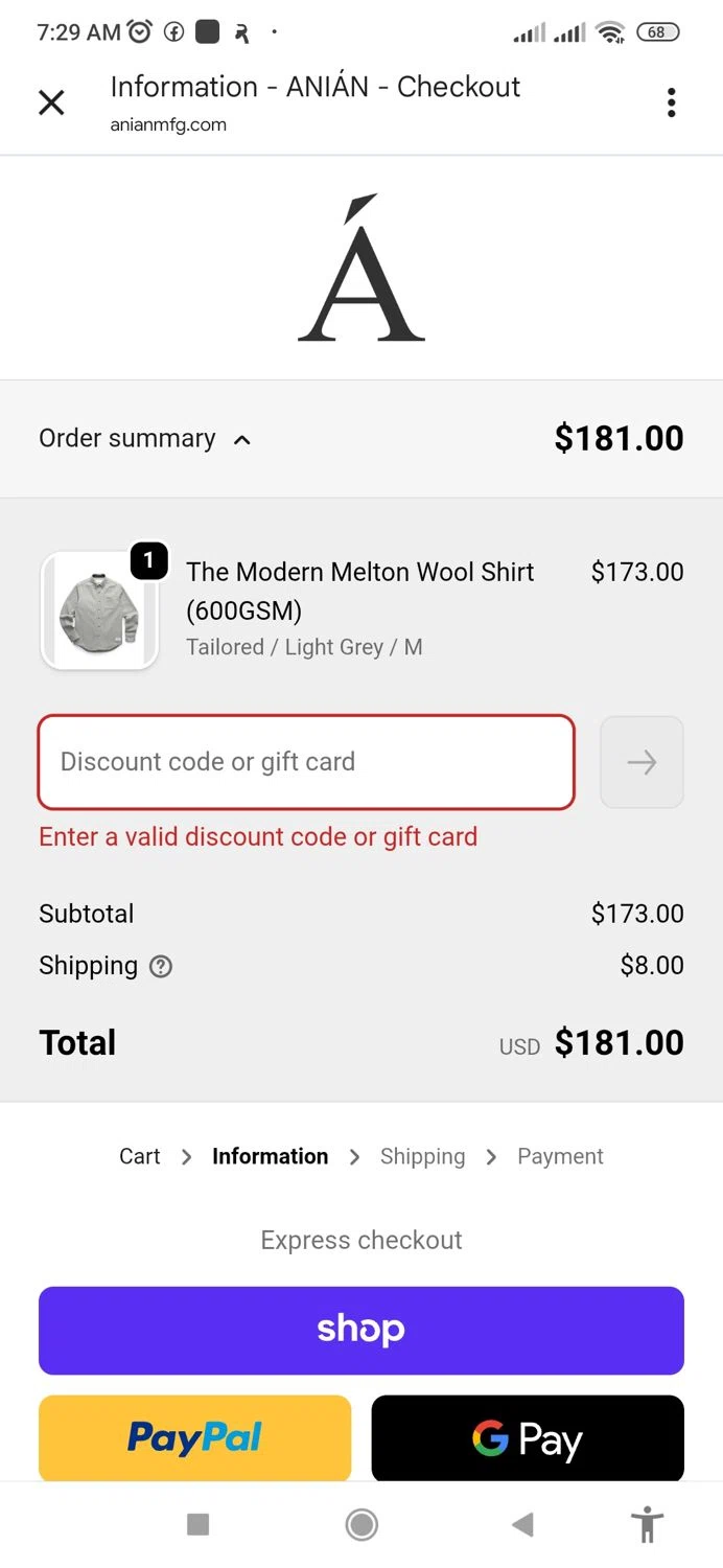 Anian discount code screenshot showing code TIMOTHYDYCK applied at Anian checkout page. Uploaded by SimplyCodes community member IFeelGood3 on Nov 15, 2025