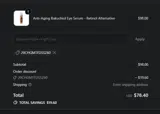 20CHGMTFDSSZ60 coupon verification screenshot