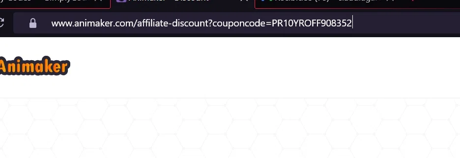 where to use Animaker promo code box