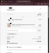 ALEXANDRA15 coupon verification screenshot
