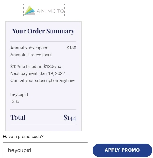 animoto valentines day promo code