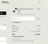 WELCOME15 coupon verification screenshot