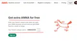 ANNA2026 coupon verification screenshot