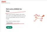 ANNA1015 coupon verification screenshot