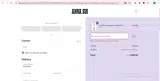 Anna Sui coupon verification screenshot
