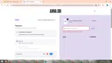 Anna Sui coupon verification screenshot
