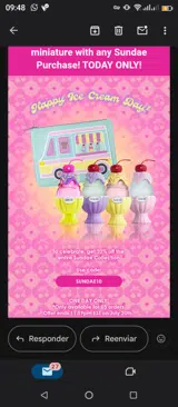 Anna Sui coupon verification screenshot