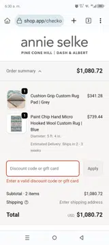 EXTRA20 coupon verification screenshot
