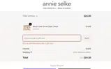 Annie Selke Outlet coupon verification screenshot