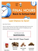 BACKTOSCHOOL coupon verification screenshot