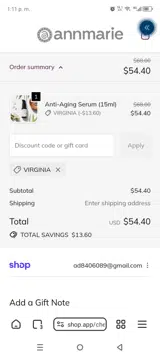 VIRGINIA coupon verification screenshot