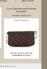 LVPOCHETTE coupon verification screenshot