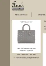 DIORLADY coupon verification screenshot