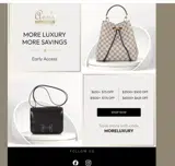 moreluxury coupon verification screenshot