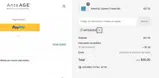 ANTEAGE20 coupon verification screenshot
