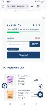 Barkansas15 coupon verification screenshot