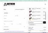 Anthem Athletics coupon verification screenshot