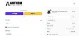 Anthem Athletics coupon verification screenshot