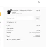 Anthem Athletics coupon verification screenshot