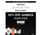 jumbo35 coupon verification screenshot