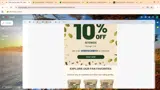 BYEBYECANDY10 coupon verification screenshot