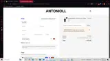 Antonioli coupon verification screenshot