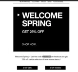 SPRING25 coupon verification screenshot