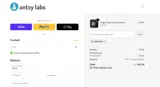 Antsy Labs coupon verification screenshot