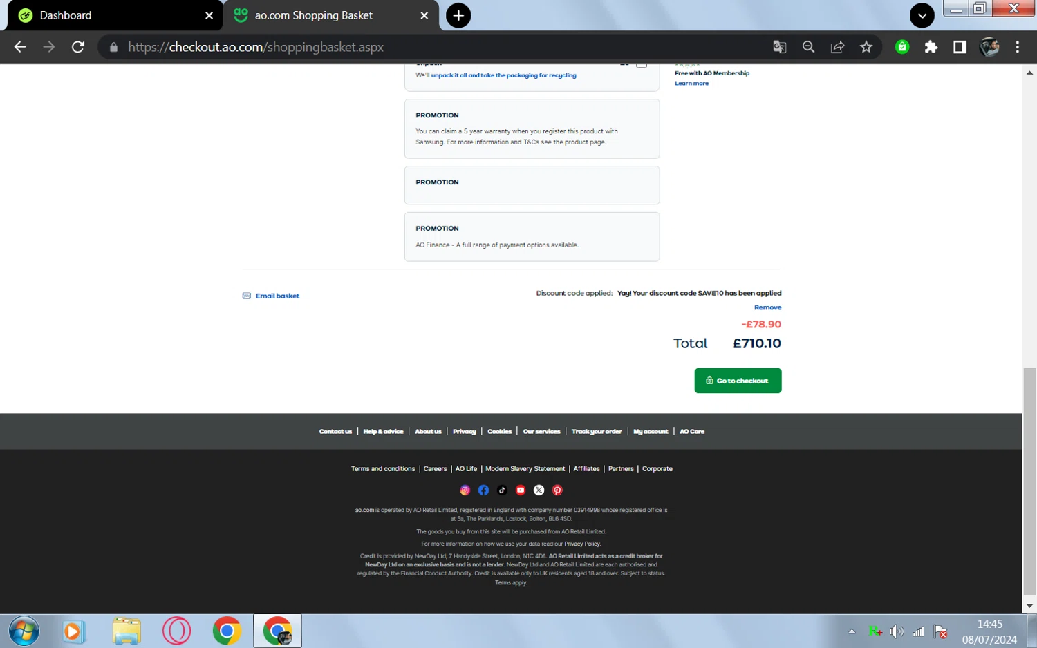 AO Promo Codes 10 Off July 2024