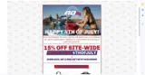 4THOFJULY coupon verification screenshot