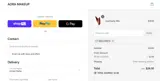 AORA MAKEUP coupon verification screenshot