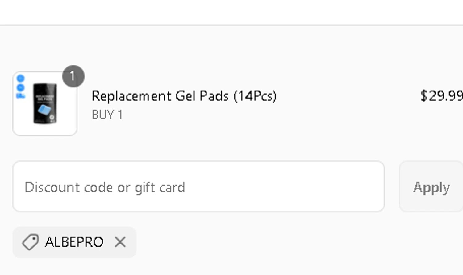 APE BORN promo code screenshot showing code albepro applied at APE BORN checkout page. Uploaded by SimplyCodes community member 321654 on Apr 24, 2025