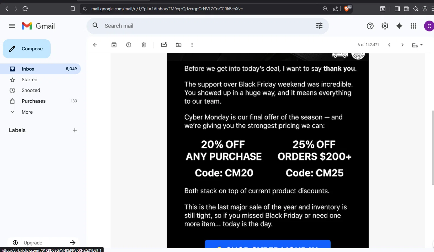 APE BORN promo code screenshot showing code CM25 applied at APE BORN checkout page. Uploaded by SimplyCodes community member crischidy25 on Dec 1, 2025