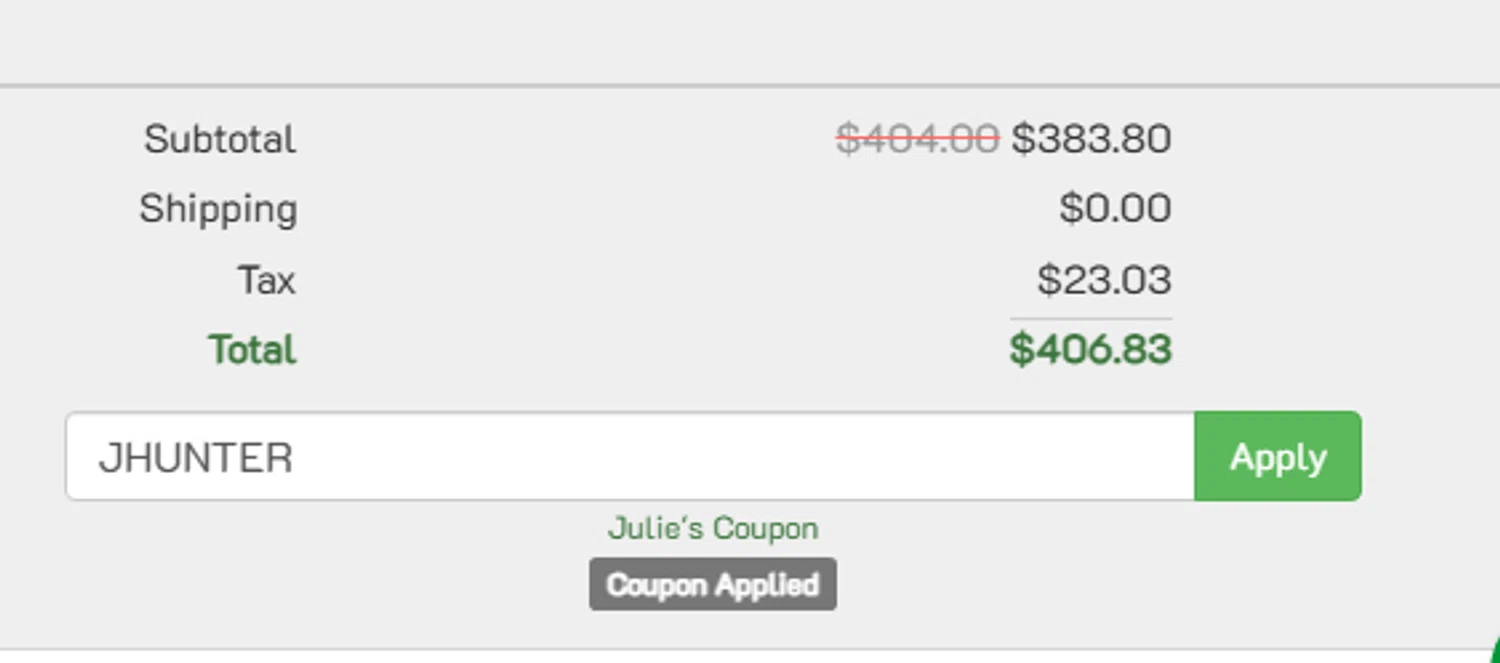 Aperturent.com coupon code screenshot showing code JHUNTER applied at Aperturent.com checkout page. Uploaded by SimplyCodes community member GloriousHero5962 on Jun 28, 2025
