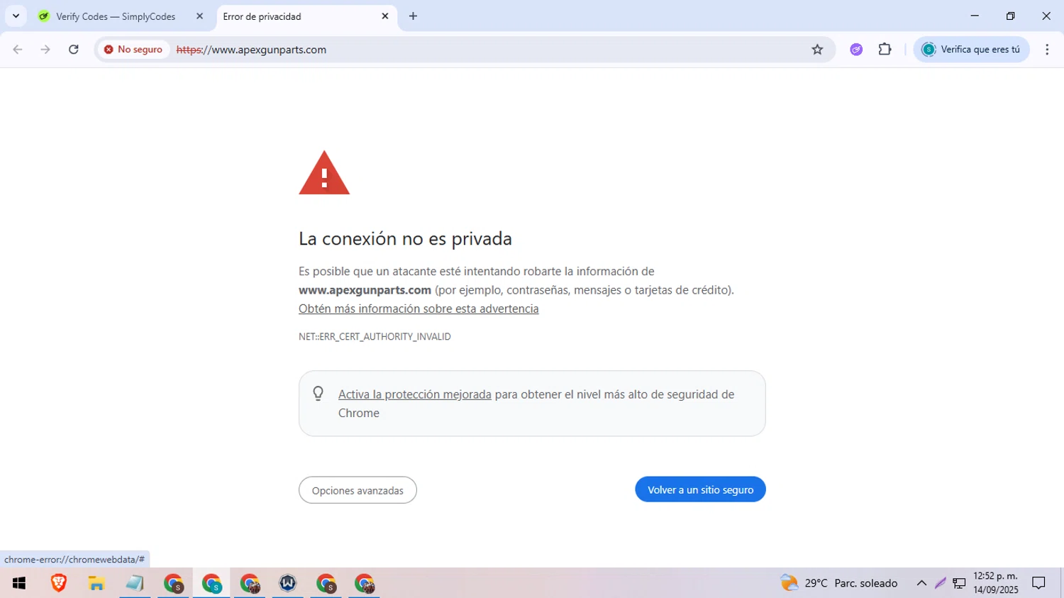 APEX Gun Parts discount code screenshot showing code BBL-31006 applied at APEX Gun Parts checkout page. Uploaded by SimplyCodes community member ExtraordinarySeeker8039 on Sep 14, 2025