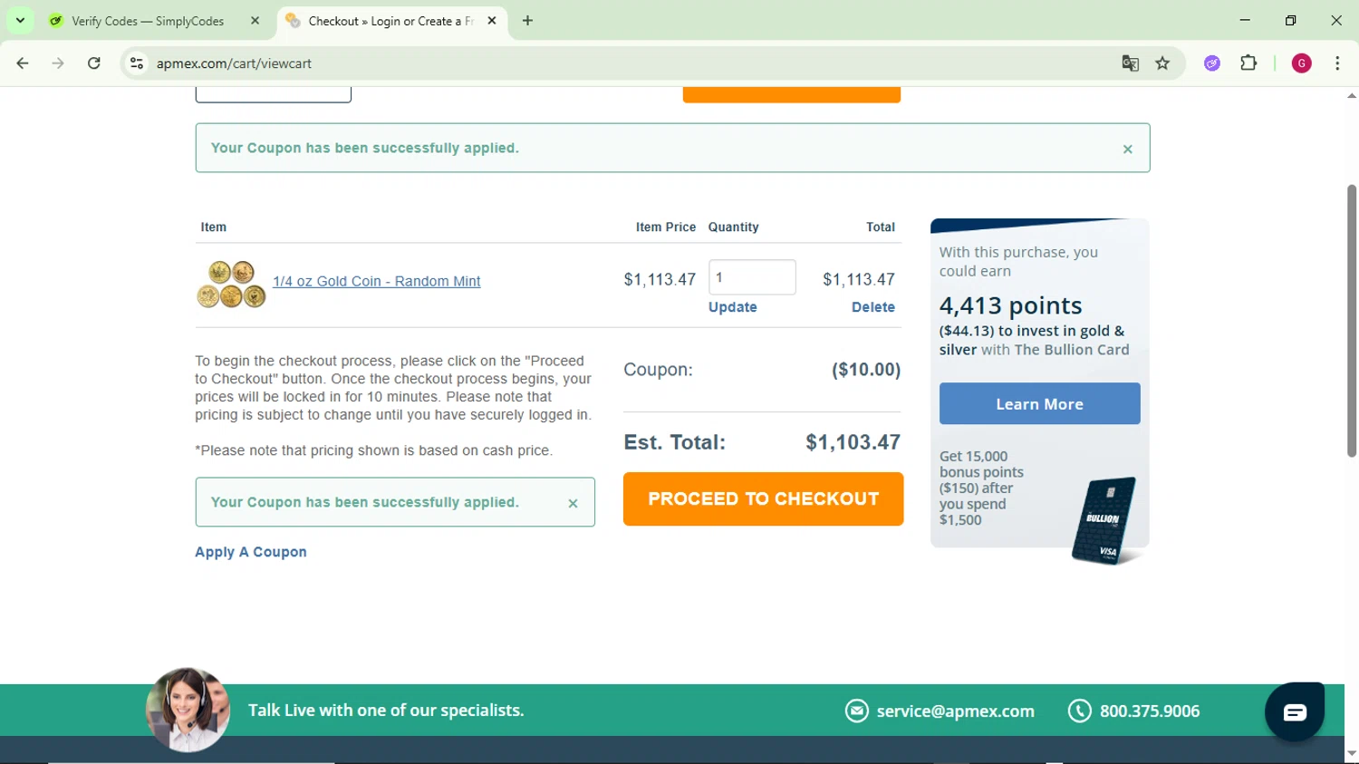 APMEX Promo Codes - $40 Off + Free Ship Coupons Jan 2026