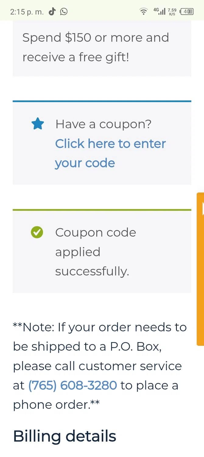 Apologia coupon code screenshot showing code WELCOME10 applied at Apologia checkout page. Uploaded by SimplyCodes community member Xx_Cogeburras3000_xX on Oct 22, 2025